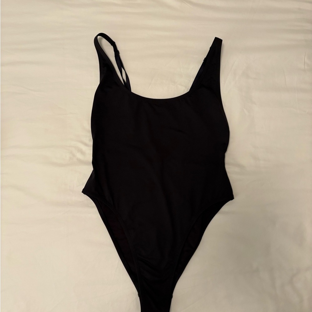 SKIMS Scoop Neck One-Piece Swimsuit